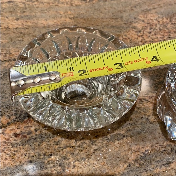 Crystal Candle Holders - 2 sets of 2 - Picture 9 of 10